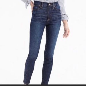 J Crew Toothpick 8in Skinny Jeans
